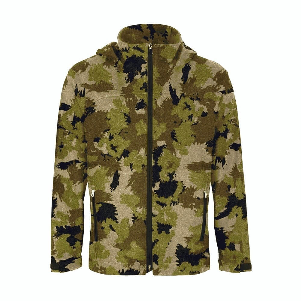 Vik Ultralight Silent Forest - Merino Camouflage Windbreaker