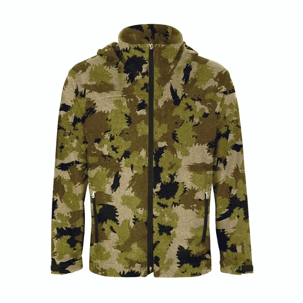 Vik Ultralight Silent Forest - Merino Camouflage Windbreaker