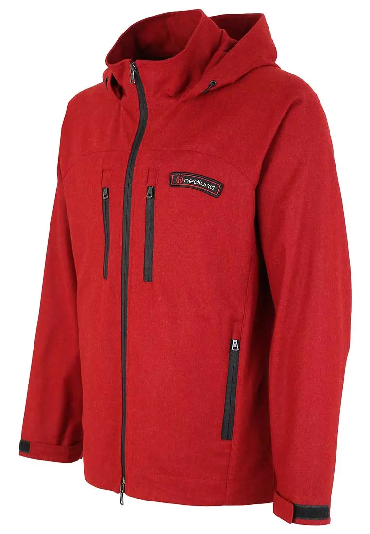 hedlund Tjore light red - Herren Merino Windjacke
