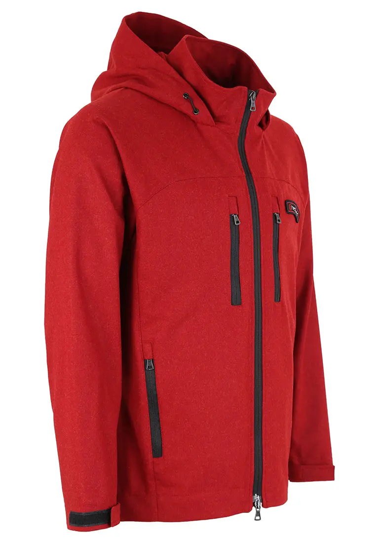 hedlund Tjore light red - Herren Merino Windstopper