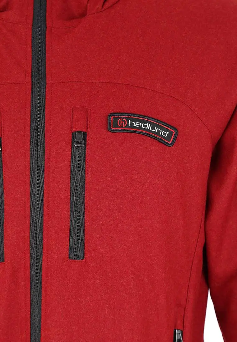hedlund Tjore light red - Herren Merino Windblocker
