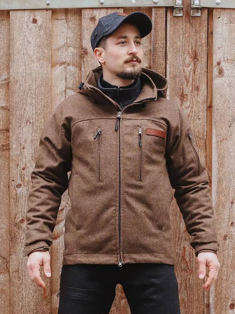 Grenland Forest - Herren Lodenjacke aus Tuchloden