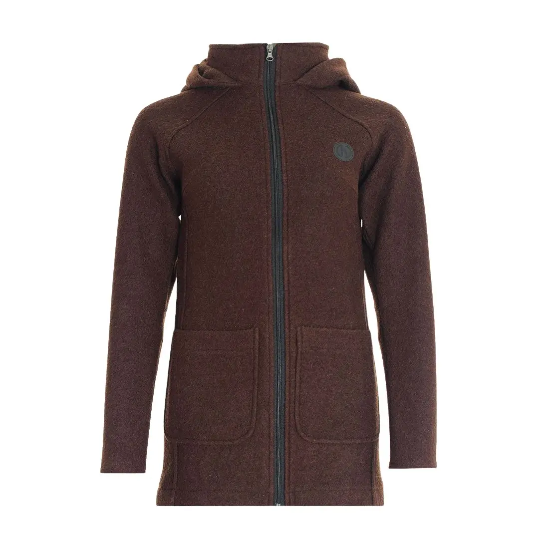 Hedlund Lara Chocolate - Damen Wollwalkmantel aus Schurwolle