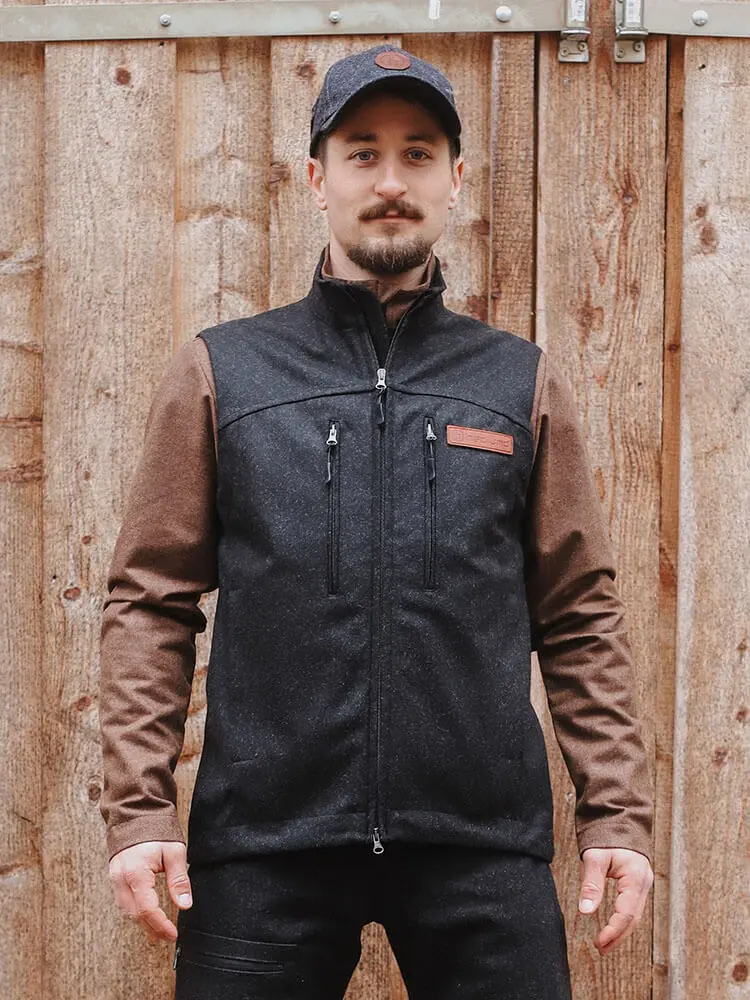Grenland Black Classic - Herren Lodenweste