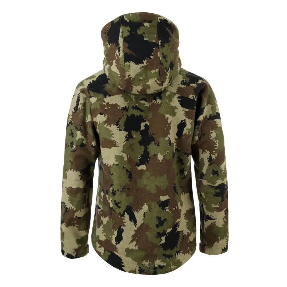 Grenland Pro Silent Forest Camo Lodenjacke Rückseite