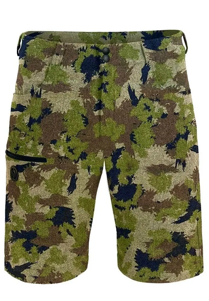 Hedlund Hamar Ultralight Silent Forest - Merino Camo Lodenshorts