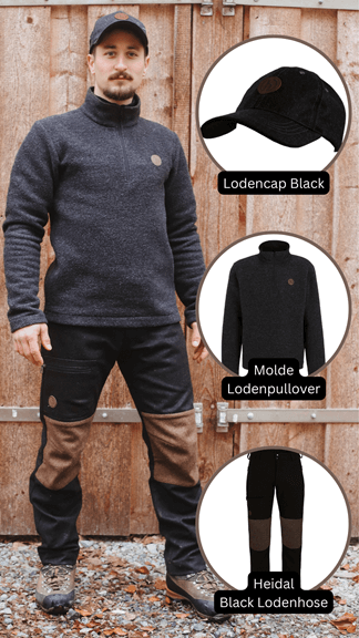 Loden Pullover Herren Molde in Kombi