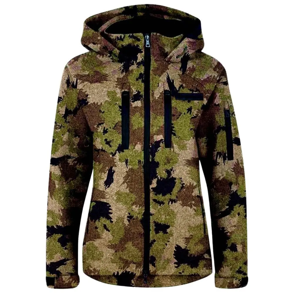 Leka Pro Silent Forest - Damen Lodenjacke aus Pro Camo Loden