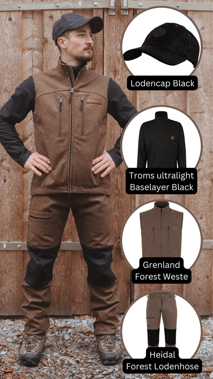 Heidal Forest - Herren Lodenhose Kombi 3