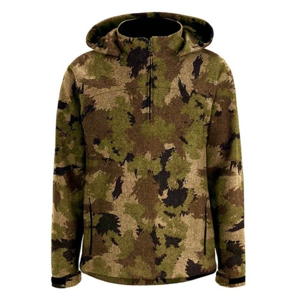 Alta Ultralight Silent Forest - Merino Camo Lodenhoodie